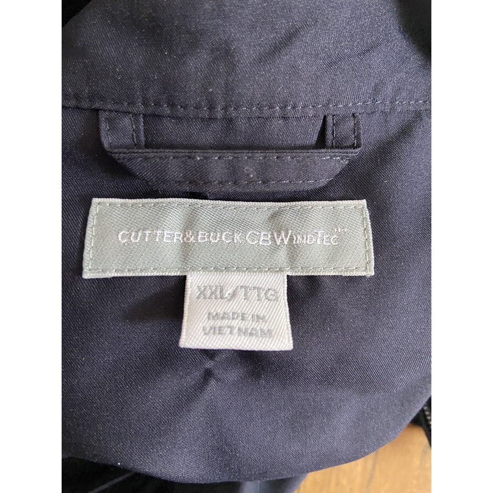 Men's Cutter &‎ Buck Wind Tec 1/4 Zip Short Or Long Sleeve - Picture 4 of 5